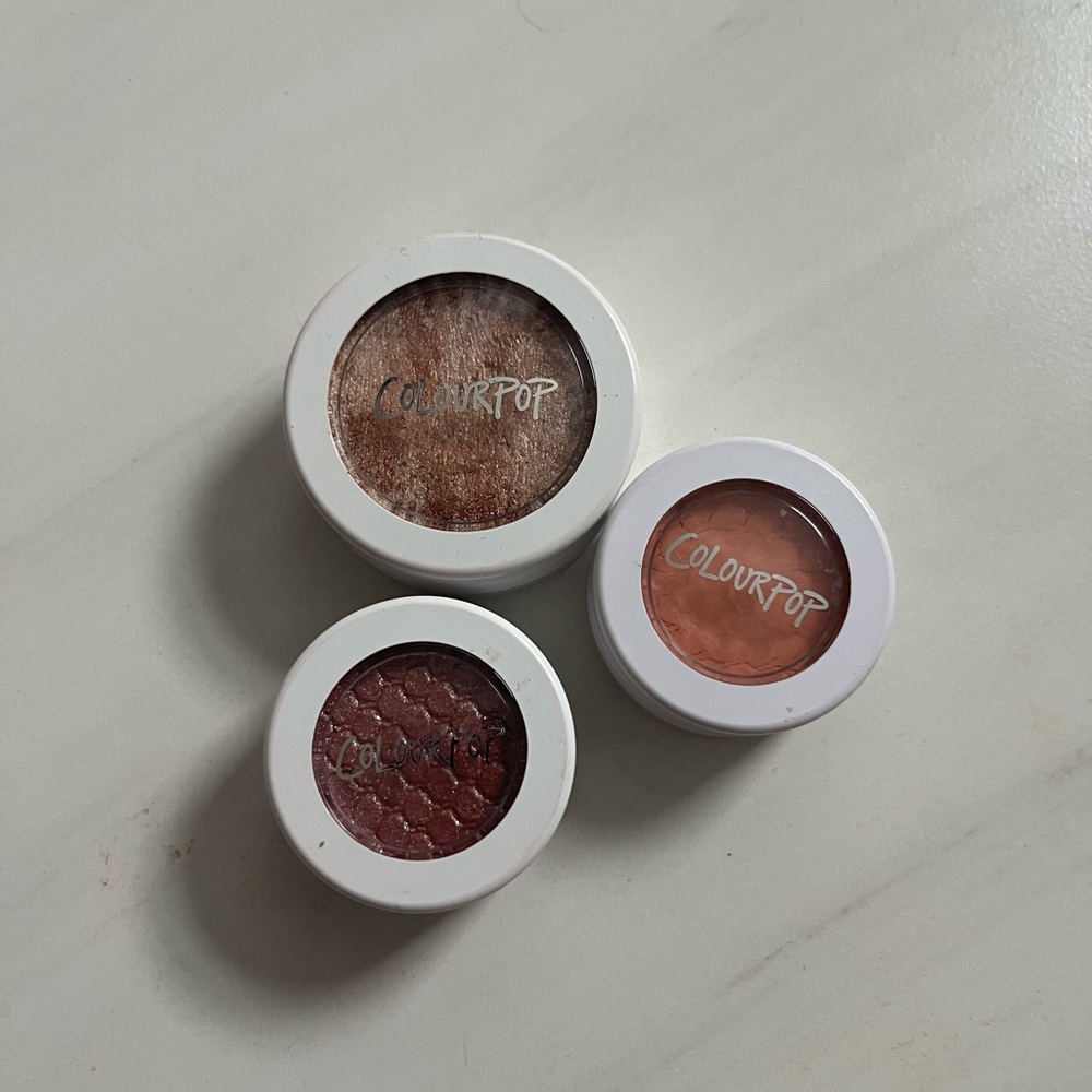 Color pop individual eyeshadows, NWT